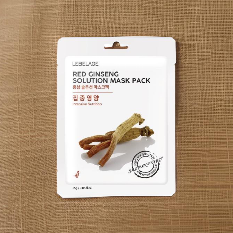 Lebelage maska RED Ginseng Solution Mask Pack, 23 ml